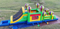 Obstacle Courses with water slide